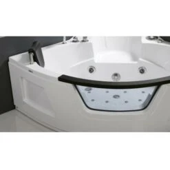 Bañera Hidromasaje Jacuzzi NEW CRISTY De Esquina Angular 2 Plazas 2 Reposacabezas 8 Chorros Jets 135 Cm -Hogar Baño Tienda 100259336 3
