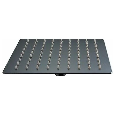 Rociador Cuadrado De 25x25 Cm. Negro Mate IMEX RDC002/NG 3 Rociador Cuadrado De 25x25 Cm. Negro Mate IMEX RDC002/NG