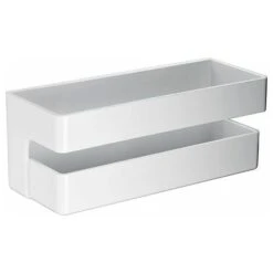 Jabonera Frontal De PVC Color Blanco IMEX ABL006