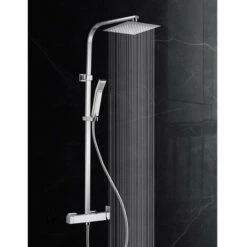 GME Conjunto De Ducha Telescópica INVERTER Cuadrada Monomando -Hogar Baño Tienda 10174376 4