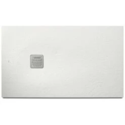 ROCA Plato De Ducha 100 X 80 Cm Resina - Terran Basic - Incluye Desagüe - Blanco Mate York