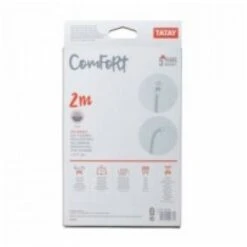 Flexo BaÑo 2,0mt Ducha Tatay Acero/laton Confort Doble Engat -Hogar Baño Tienda 11741338 3