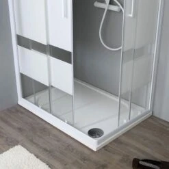 CABINA DE DUCHA 70X100 IMPRESIÓN DE PANTALLA DE CRISTAL PRECIO ECONÓMICO SERIE VENERE -Hogar Baño Tienda 11996759 3