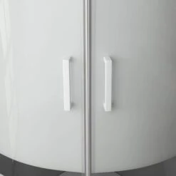 CABINA DE DUCHA CURVADA 90X90 CRISTAL 4 MM SERIE VENERE SERIGRAFIADA -Hogar Baño Tienda 11996761 5