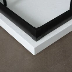 CABINA DE DUCHA 80X100 H 190 PERFIL NEGRO MATE CRISTAL CLARO CIUDAD 11 CABINA DE DUCHA 80X100 H 190 PERFIL NEGRO MATE CRISTAL CLARO CIUDAD -Hogar Baño Tienda 11996801 5