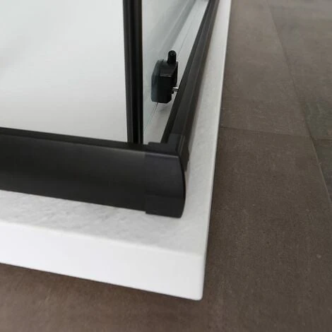 CABINA DE DUCHA CON PERFIL NEGRO MATE Y CRISTAL TRANSPARENTE 70X100 CIUDAD 5 CABINA DE DUCHA CON PERFIL NEGRO MATE Y CRISTAL TRANSPARENTE 70X100 CIUDAD - Imagen 3