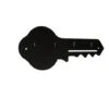 Colgador Para Llaves Estilo Decorativo Fabricado En Acero Acabado En Negro Mate Gran Capacidad De Carga Medidas 2301016 Mm Sistema De Fijación Atornillado 1 Unidad