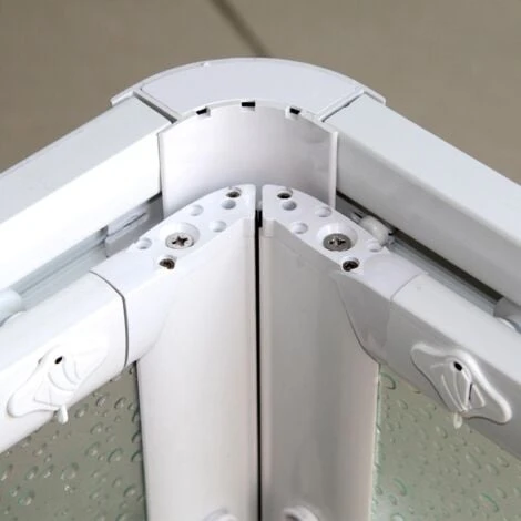 Mampara De Ducha Corredera De Acrílico Mod. Venere H 185 70x70 Cm Con Apertura Central 4 Mampara De Ducha Corredera De Acrílico Mod. Venere H 185 70x70 Cm Con Apertura Central - Imagen 2