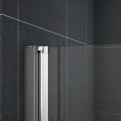 Mamparas De Ducha Puerta Plegable Cristal 6mm Antical 70x185cm -Hogar Baño Tienda 12300598 4
