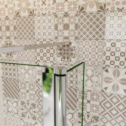 Mamparas De Ducha Panel Fijo + Lateral 40cm Movible 8mm Antical Barra 90cm - 100+40x200cm 10 Mamparas De Ducha Panel Fijo + Lateral 40cm Movible 8mm Antical Barra 90cm - 100+40x200cm -Hogar Baño Tienda 12300845 4