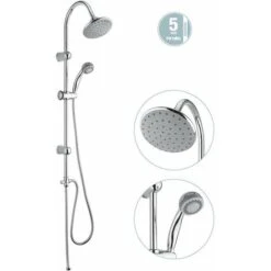 Columna De Ducha Piralla Zoe 0ZO00846A16 Cromo -Hogar Baño Tienda 12666786 3