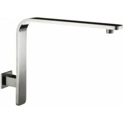 Brazo De Ducha De Latón Cuadrado Voladizo Damast Lybra Q 12616 Cromo