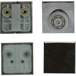 Bloque Para Puertas Correderas Novellini R08BGLCMO2-K | Cromo