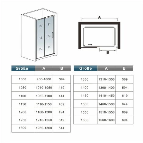 Mamparas De Ducha Corredera Moderna 8mm Antical 100x195cm 7 Mamparas De Ducha Corredera Moderna 8mm Antical 100x195cm - Imagen 5
