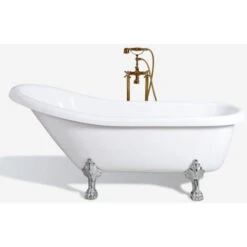 Bañera Independiente Exenta Con Pies Estilo Retro Vintage Francés Maiorca -Hogar Baño Tienda 13980192 3