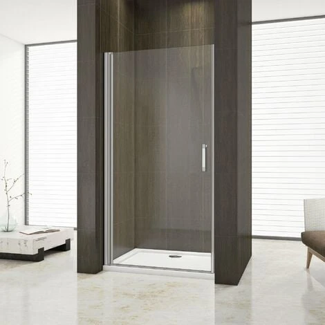 Mamparas De Ducha Puerta Abatible Gris Mate 5mm 80x185cm 3 Mamparas De Ducha Puerta Abatible Gris Mate 5mm 80x185cm