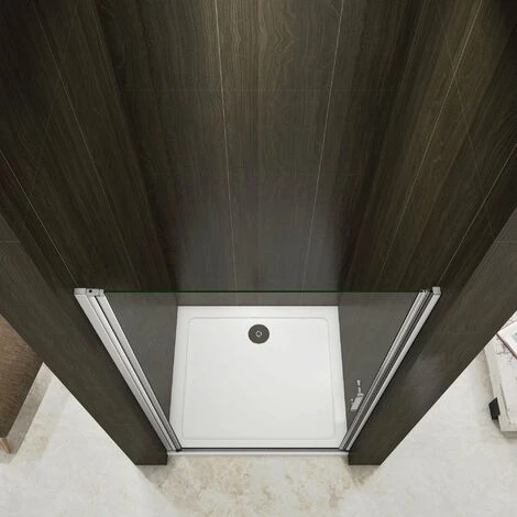 Mamparas De Ducha Puerta Abatible Gris Mate 5mm 80x185cm 5 Mamparas De Ducha Puerta Abatible Gris Mate 5mm 80x185cm - Imagen 3