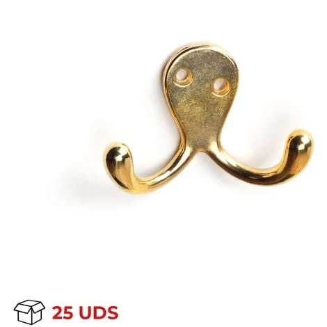 Colgador De Pared Estilo Funcional Fabricado En Zamak Acabado En Latonado - Bicromatado Gran Capacidad De Carga Medidas 762454 Mm Sistema De Fijación Atornillado 25 Unidades 3 Colgador De Pared Estilo Funcional Fabricado En Zamak Acabado En Latonado - Bicromatado Gran Capacidad De Carga Medidas 762454 Mm Sistema De Fijación Atornillado 25 Unidades