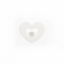 Colgador De Pared | Estilo Decorativo | Fabricado En Hierro | Acabado En Blanco Mate | Gran Capacidad De Carga | Medidas 123*16*98 Mm | Sistema De Fijación Adhesivo | 5 Unidades -Hogar Baño Tienda 15480602 5