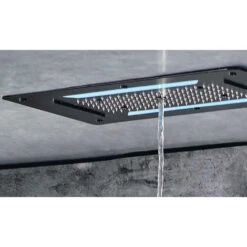 Rociador De Ducha Empotrable En Techo XXL DPG5030 - 70 X 38 Cm - Negro -Hogar Baño Tienda 15719442 3