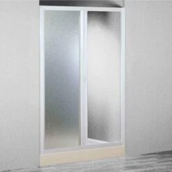 Mampara De Ducha Corredera De Acrílico Mod. Smart Con Apertura Lateral 100 Cm -Hogar Baño Tienda 16121668 3