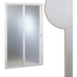 Mampara De Ducha Corredera De Acrílico Mod. Smart Con Apertura Lateral 100 Cm -Hogar Baño Tienda 16121668 5