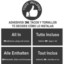 Percha De Baño, Accesorio De Baño De Diseño MED. Percha Para Baño Acabada En Cromo Brillo. Opciones De Colocación: Con Tornillos / Con Adhesivo 3m -Hogar Baño Tienda 16215145 3