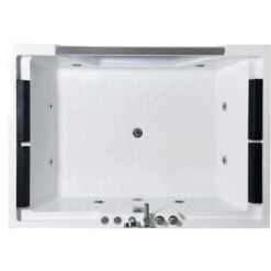 SIMBA Bañera Hidromasaje Bañera De Esquina Hidromasaje SPA 170 X 120cm LINDA -Hogar Baño Tienda 16241306 3