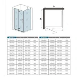 Mamparas Angular Plegable + Panel Fijo 6mm Antical 100x90x185cm + Plato De Ducha 10 Mamparas Angular Plegable + Panel Fijo 6mm Antical 100x90x185cm + Plato De Ducha -Hogar Baño Tienda 16242625 4