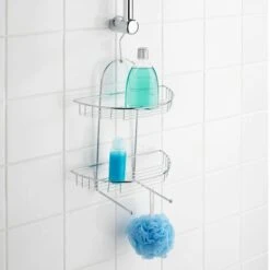 Wenko Cestillo De Acero Con Colgador 2 Niveles -Hogar Baño Tienda 16600088 3