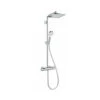Tubo De Ducha Hansgrohe Crometta E 240 1jet EcoSmart Con Termostato, Cromado - 27281000