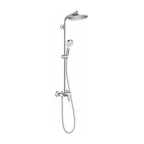 Tubo De Ducha Hansgrohe Crometta S 240 1jet Con Mezclador Monomando, Cromado - 27269000 3 Tubo De Ducha Hansgrohe Crometta S 240 1jet Con Mezclador Monomando, Cromado - 27269000