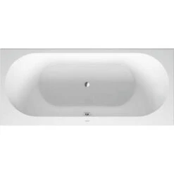 Bañera Duravit Darling New 180x80cm, Dos Respaldos Inclinados, 700244, Versión Empotrada - 700244000000000