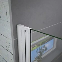 Mamparas De Ducha Puerta Abatible Doble 5mm 70x185cm -Hogar Baño Tienda 17309704 4