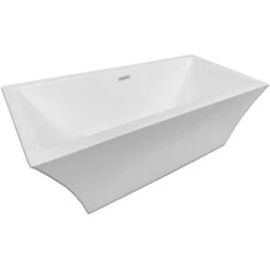 SIMBA Bañera Independiente Freestanding Diseño Moderno E Innovador 170x80cm Susan -Hogar Baño Tienda 18368488 3