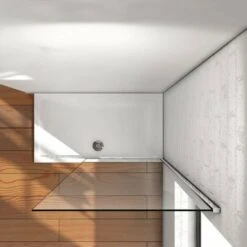 Mampara Walk-in, Mampara De Ducha Fija De 60x200cm,Vidrio Templado De 8mm Tratamiento Antical/Easyclean -Hogar Baño Tienda 18627189 3