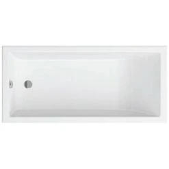 SANITANA CUBIC Bañera Acrílica Rectangular Blanco - Medida: 70X140 CMS