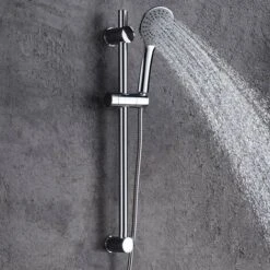 Kit De Ducha De Mano Con 3 Posiciones Hidromasaje ARA Con Barra Ducha Y Flexo De Acero Inoxidable. Ducha Y Soportes En ABS Y Barra De Acero Inox. Con Acabados En Cromo Brillo. Recambios Originales