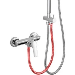 Flexo De Acero Inoxidable Para Conexión De Griféria Con Columna De Ducha, Universal, Extensible Desde 60 Cm -Hogar Baño Tienda 1972955 4