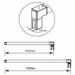Mamparas De Ducha Panel Fijo Cristal Esmerilado Antical 8mm - Barra 90cm - 120x200cm 11 Mamparas De Ducha Panel Fijo Cristal Esmerilado Antical 8mm - Barra 90cm - 120x200cm -Hogar Baño Tienda 19833605 5