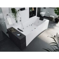 Bañera Hidromasaje Unity 190x90 Made In Germany 24 Jets Llenado Vía Rebosadero -Hogar Baño Tienda 20017546 3