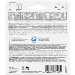 Tesa MEGANEI Clip-strip Clavo Adh. 3k. Sup. Lisa Blanco Blist 2 -Hogar Baño Tienda 20026932 3