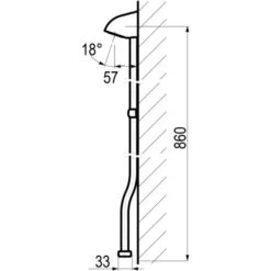 Presto Rociador Antivandálico Con Tubo Para Presto Alpa 80 Y Alpa 90 75001 5 Presto Rociador Antivandálico Con Tubo Para Presto Alpa 80 Y Alpa 90 75001 -Hogar Baño Tienda 20100416 2