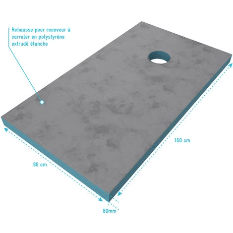 ELEVADOR PARA PLATO DUCHA CERAMICO 8120X80CM - RAINY LINEAR 120 4 ELEVADOR PARA PLATO DUCHA CERAMICO 8120X80CM - RAINY LINEAR 120 - Imagen 2