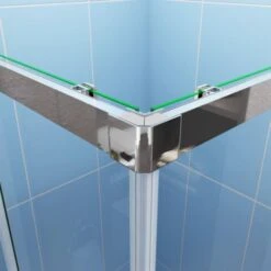 Mampara Esquinera Puertas Correderas Antical 6mm Cromado 76x70x195cm 10 Mampara Esquinera Puertas Correderas Antical 6mm Cromado 76x70x195cm -Hogar Baño Tienda 22975315 4