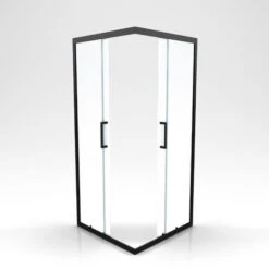 MAMPARA DUCHA CUADRADA CRUSH SQUARE 90 90X90X200CM- PERFIL NEGRO MATE- CRISTAL TRANSPARENTE 6MM -Hogar Baño Tienda 23002811 3