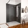 PACK PANELES PARED PIZARRA NEGRO COMPOSITE CON PERFIL EN ESQUINA ACABADO CROMADO + PLATO DUCHA 90X120CM - STONE `IT SLATE 90X120 + WHITENESS II 120 -Hogar Baño Tienda 23534965 1