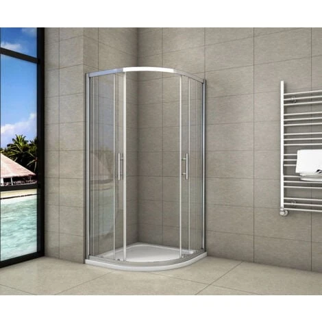 MAMPARA CORREDERA ESQUINA ANGULAR CRISTAL TEMPLADO TRASPARENTE 5MM 80x80x185CM 4 MAMPARA CORREDERA ESQUINA ANGULAR CRISTAL TEMPLADO TRASPARENTE 5MM 80x80x185CM - Imagen 2