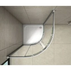 MAMPARA CORREDERA ESQUINA ANGULAR CRISTAL TEMPLADO TRASPARENTE 5MM 80x80x185CM 9 MAMPARA CORREDERA ESQUINA ANGULAR CRISTAL TEMPLADO TRASPARENTE 5MM 80x80x185CM -Hogar Baño Tienda 24458070 3