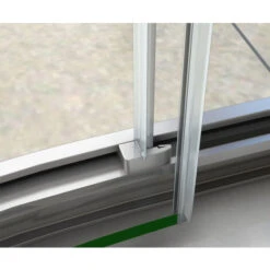 MAMPARA CORREDERA ESQUINA ANGULAR CRISTAL TEMPLADO TRASPARENTE 5MM 76x76x185CM -Hogar Baño Tienda 26981363 4